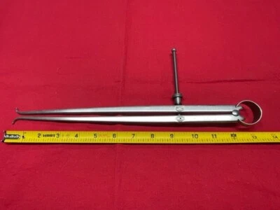 Starrett 73B-12 Yankee Spring-Type Inside Caliper, 12" Size, Spring Nut IN STOCK - Image 1 of 4