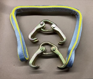 AUTO BODY FRAME MACHINE CHAIN JOINER SHORTNER FORGED CLAWS FREE SLING 4150 - Bild 1 von 3