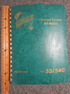 Tektronix Plug-In Type 53/54G Manual ~ Wide-Band Differential PreAmp ~ Original - Picture 1 of 5