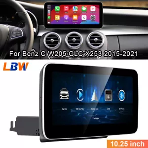 For Mercedes Benz GLC X253 2016-2019 10.25 inch Car Screen Carplay Radio Stereo - Picture 1 of 12