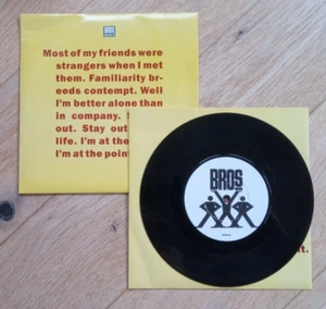 BROS - I QUIT (VERY GOOD CONDITION 7" VINYL SINGLE) - Picture 1 of 1