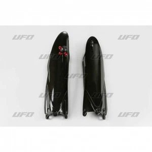 Yamaha YZF 250 450 2010=>2020 Coppia Parasteli Quick Starter Ufo Nero Black Fork - Foto 1 di 1