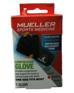 MUELLER REVERSIBLE COMPRESSION GLOVE ( BLACK ) - Picture 1 of 3