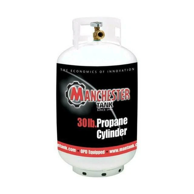 Manchester Tank 30lb Vertical Propane Cylinder with QCC1/OPD Valve (1160TC.5)