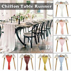 Chiffon Table Runners Sheer Bridal Party Romantic Wedding Reception Decorations