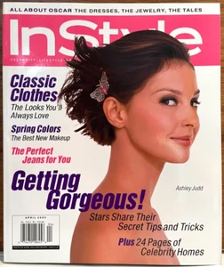 ASHLEY JUDD - InSTYLE Mag April 2002 - BRAND NEW - No Label - IVANA MILICEVIC - Picture 1 of 1