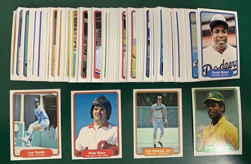 1982 Fleer SET BREAK singles - stars, commons, rookies, HOFers #221-440 - Image 1 of 1