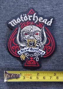 MOTORHEAD PATCH NEU SAMMLERSTÜCK LEMMY MUSIK HARD ROCK METAL ACE OF SPADES - Bild 1 von 8