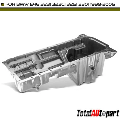 Алюминиевый поддон для масла для BMW E46 320 323 325 328 330i 2,5 л 2,8 л 3,0 л 11131432703 - Изображение 1 из 4
