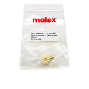 Molex 73100-0207 RF Coaxial SMB PCB Jack Receptacle Connector 50 Ohm - Picture 1 of 4