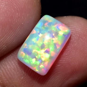 Natural White Fire Opal Australian Untreated 3.70 Ct Certified Loose Gemstone - Picture 1 of 5
