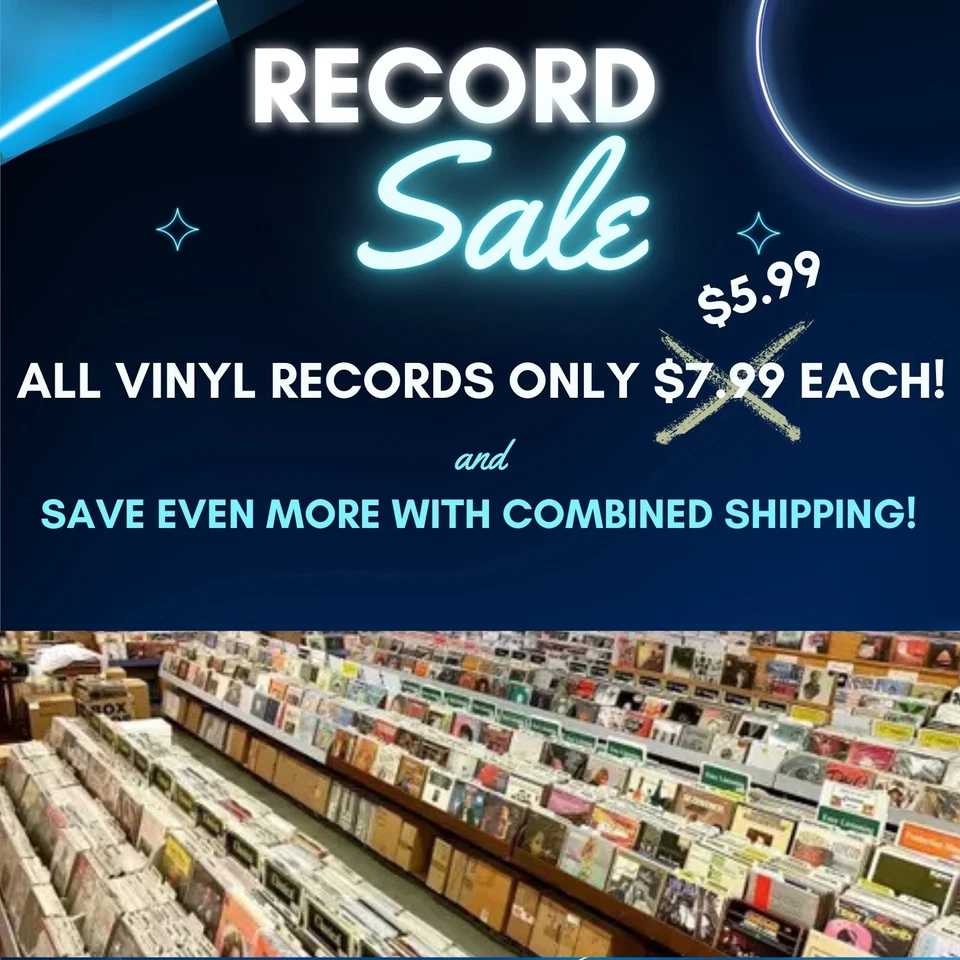 Vintage Rock Pop Country R&B Vinyl LP Records ALL 5.99 YOU PICK Ultrasonic Clean - Image 1 of 1