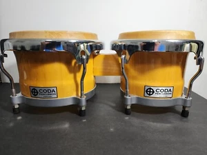 Coda Percussion Contour Rhythm Bongos Natural - Picture 1 of 9