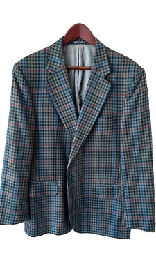 Austin Reed Suit Jacket (Brown/Multi Check; Size 43-44R) - Excellent Condition! - Image 1 of 4