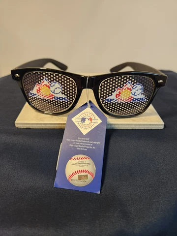 Genuine Merchandise Colorado Rockies Pinhole Shades-Black Cover