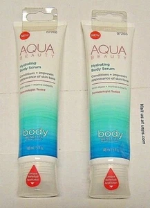 2 TUBES AQUA BEAUTY HYDRATING BODY SERUM conditions+improves skin tone 5 oz ea - Picture 1 of 1