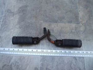 1980 Honda CB650 Custom H1706. driver front foot pegs and brackets mounts - Picture 1 of 9