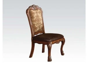 Acme Dresden Side Chair, Cherry Oak Finish, Set of 2 - Picture 1 of 2