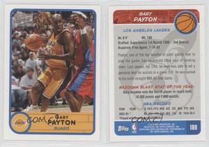 2003-04 Bazooka Gary Payton #180 HOF