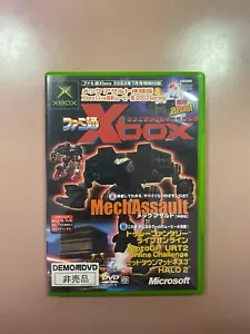 Mechassault Mech assault Demo disc Famitsu Import Japan Xbox Japanese ver. - Picture 1 of 4