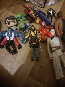 Action figure toy bundle .see photos various figures x12