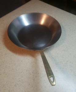 Paul Revere Ware Signature Copper And Brass Skillet Pan 10½" Wide On Rim - Picture 1 of 12