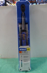 NUOVA chiave dinamometrica digitale Kobalt 2884762, 5-100 ft-lb 3/8" - Foto 1 di 9