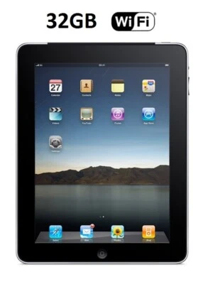 Apple iPad 3 32GB Wi-Fi 9.7in Black Bezel Space Grey A1416 MC706 Non-Cellular - Image 1 of 3