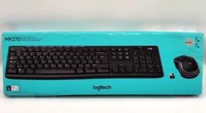 Logitech MK270 Combo Tastatur und kabellose Maus QWERTY US-Englisch - Bild 1 von 8