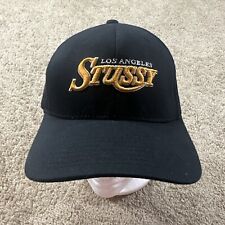 Vintage Los Angeles Stussy Cap Hat Mens L/XL Black Kobe Bryant #8 Lakers Flex