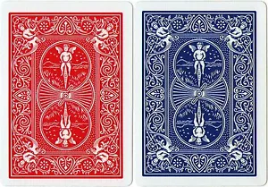 Pair of Real Bicycle PK MAGNETIC CARDS / gaffed magic cards / Neo magnetic Cards - Picture 1 of 1