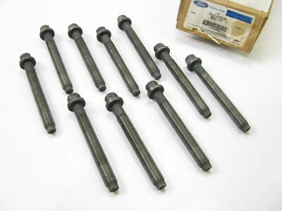 (10) NEW GENUINE OEM Ford F3ZZ-6065-FB Cylinder Head Bolts - Image 1 of 3
