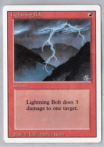 1x Lightning Bolt - Revised Edition - Near Mint - Imagen 1 de 1