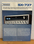 Brochure catalogue originale du récepteur Pioneer SX-737 imprimée au Japon