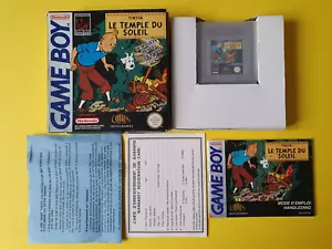TINTIN LE TEMPLE DU SOLEIL / jeu GAME BOY - Nintendo FAH / Infogrames - Hergé - Foto 1 di 24
