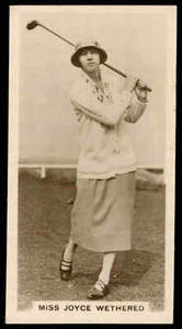 Millhoff - 'Famous Golfers' (1928) - Miss Joyce Wethered **ROOKIE** - Picture 1 of 2