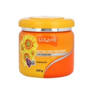 Lolane Natura Hair Treatment For Color Care YELLOW Sunflower Biotin 17.64 oz - Picture 1 of 1