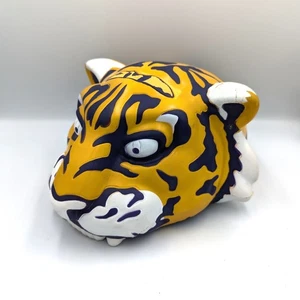 LSU Tigers Foamheads Foam Tiger Head Hat Mascot Costume Helmet RARE Adult Size - Picture 1 of 7