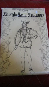 Vintage UNCUT Historic Clothing MEN'S ELIZABETHAN COSTUME Sewing PATTERN- 1970's - Picture 1 of 2