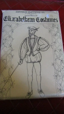 Vintage UNCUT Historic Clothing MEN'S ELIZABETHAN COSTUME Sewing PATTERN- 1970's - Image 1 of 2