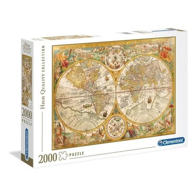 Clementoni Puzzle 2000 pz Ancient Map 14a+ (97,5x66,8cm) HIGH QUALITY COLLECTION - Immagine 1 di 4