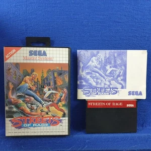 Master System STREETS OF RAGE *y en caja y versión completa Sega PAL - Imagen 1 de 7