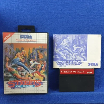 Master System STREETS OF RAGE *y Boxed & Complete Sega PAL Version - Image 1 of 4