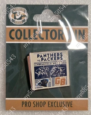 Carolina Panthers at Green Bay Packers PIN DÍA DEL JUEGO 11/2/25 Lambeau Field Foto 1 de 2