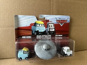 DISNEY CARS DIECAST Nicole Revwell & Jesse Wheelin-Damaged Box See Description - Picture 1 of 3