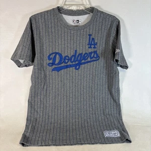 New Era Los Angeles Dodgers Striped Gray T-Shirt - Grau Größe M - Bild 1 von 10