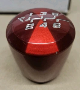 Raceseng Ashiko Red Translucent Shift Knob w/ BMW Adapter USED - Picture 1 of 3