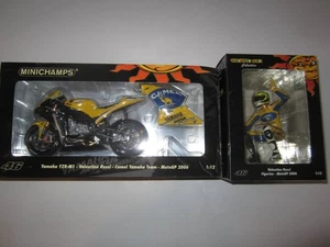 Pma Minichamps 1/12 Yamaha Yzr-m1 2006 Motogp Japan Gp 46 Rossi Figure Camel - Picture 1 of 10