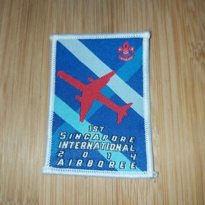 UK Scouting 1st Singapore International 2014 Airboree Blanket Badge - Picture 1 of 1