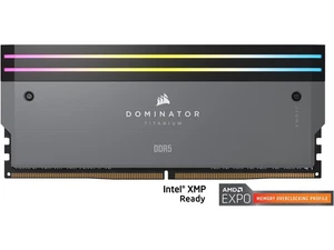CORSAIR Dominator Titanium 64GB (2 x 32GB) DDR5 6000 (PC5 48000) Desktop Memory - Imagen 1 de 12